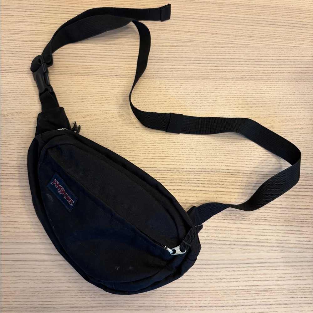Black JanSport Fanny Pack